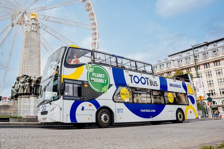 Brussels Tootbus Discovery Hop-on Hop-off and Ferris Wheel