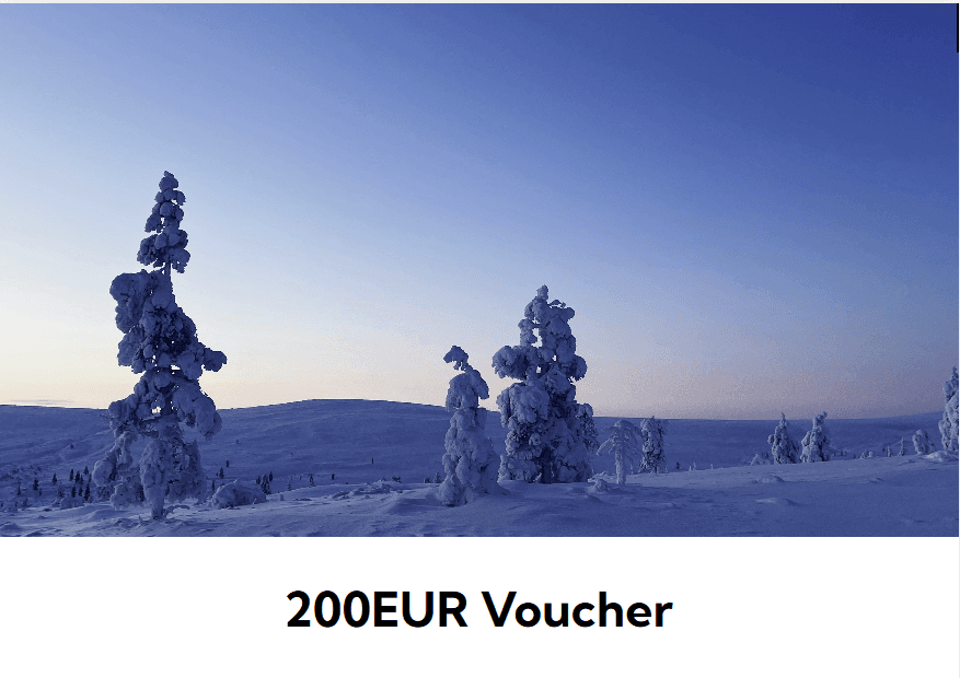 200EUR Voucher — Gift Card