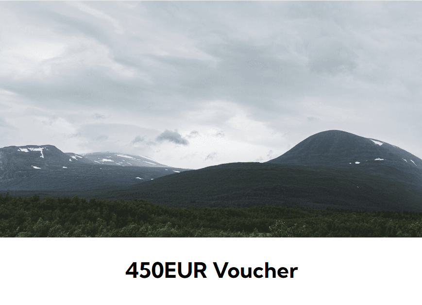 450EUR Voucher — Gift Card
